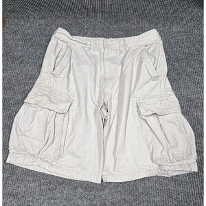 Sonoma Life +‎ Style CARGO SHORTS Mens Size 34 Khaki Tan 10” Inseam Outdoors